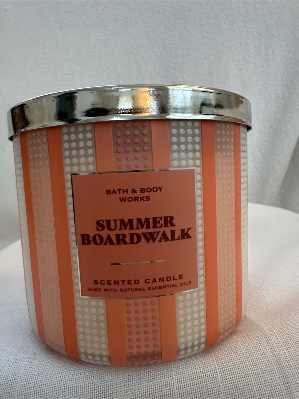 Bath & Body Works Summer Boardwalk Candle 3 wick NWT